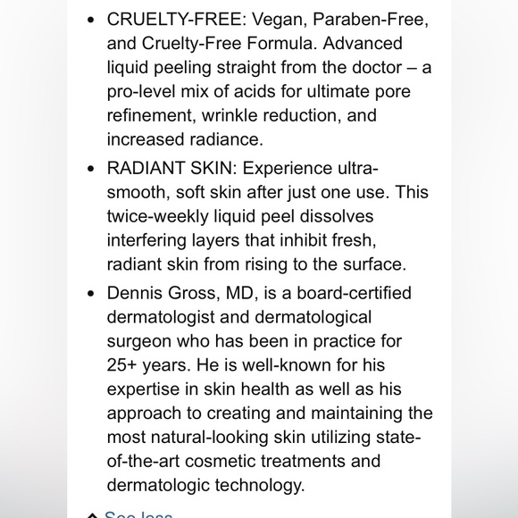 NIB dr dennis gross clinical grade resurfacing liquid peel - Picture 10 of 12